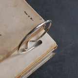 Foxanry Vintage Punk Silver Bracelet Peacock Feather Party Jewelry