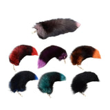 Foxes Furs Tail Tassels Keyring Charm Car Keyring Bag Pendant