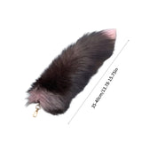 Foxes Furs Tail Tassels Keyring Charm Car Keyring Bag Pendant