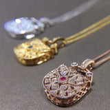 Foydjew Zircon Pendant Necklaces for Women