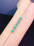 Foydjew Treasure Bracelet Oval Hand Chain for Women