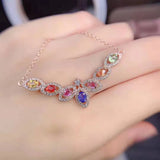 Foydjew Personalized Treasure Jewelry Tourmaline Necklace