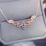 Foydjew Personalized Treasure Jewelry Tourmaline Necklace