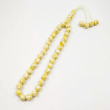 Aroma Tesbih Yellow Resin Man's Tasbih Islamic Prayer Beads
