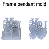 Rectangle Photo Frame Silicone Mold DIY Jewelry Making Tools