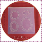 Silicone Mold for Resin Jewelry Pendant DIY Necklace - Frame Design