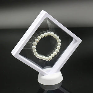 Floating Jewellery Display Case Bracelet Holder Necklace Stand Chain Organizer B