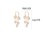 Tiny Heart Buckle Earrings 14k Plating Real Jewelry