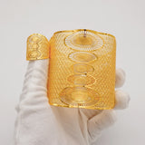 Chain Cuff Bangle with Ring for Women Dubai Adjustable Bracelet