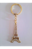 Eiffel Tower Keychain Zircon Stone Tourist Gift