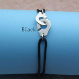 Paris Jewelry Handcuffs Bracelet 925 Silver Rope Pendant Menottes