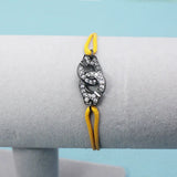 925 Silver Handcuff Zircon Bracelet Menottes 925 Stamp