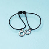 925 Silver Handcuff Zircon Bracelet Menottes 925 Stamp
