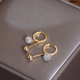 Boho Style 14k Plated Zircon Earrings