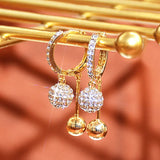 Boho Style 14k Plated Zircon Earrings