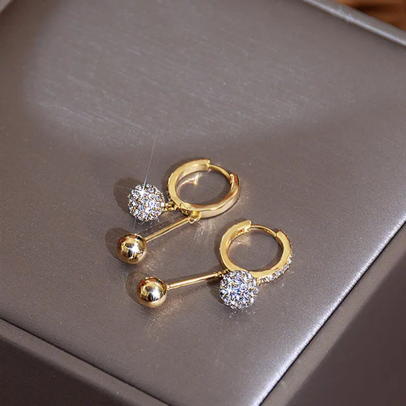 Boho Style 14k Plated Zircon Earrings
