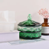 Vintage Diamond Pattern Storage Box Resin Mold with Lid Silicone Mould