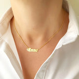 Fire Name Necklace Personalized Burning Name Necklaces For Women