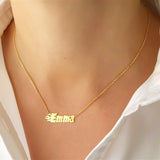 Fire Name Necklace Personalized Burning Name Necklaces For Women
