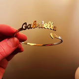 Personalized Box Heart Bangles Stainless Steel Bracelet