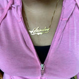 Heart Necklace Personalized Bridesmaid Wedding Jewelry