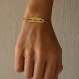 Custom Stainless Steel ID Bracelet for Women
