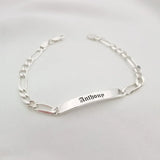 Custom Stainless Steel ID Bracelet for Women