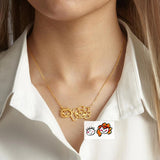 Baby Painting Necklace Choker Jewelry For Family Members