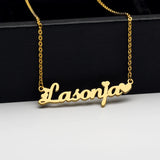 Personalized Family Name Heart Choker Necklace