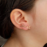 Custom Arabic Name Earrings for Women