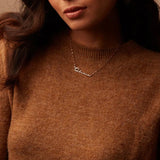 Custom Handwriting Style Name Necklace for Women