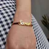 Custom Name Bangles Stainless Steel Bracelets