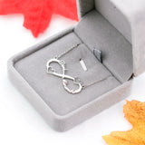 Custom Heart Name Necklace, Stainless Steel