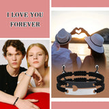 Personalized Couple Bracelets Set, Sweetheart Puzzle Love Bangle