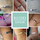 Personalized Name Bracelet Sterling Silver Chain for Girls