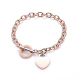 Engraving Name Charm Bangle Bracelet Stainless Steel