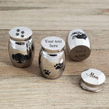 Small Pet Cremation Urn Stainless Steel Keepsake for Ashes