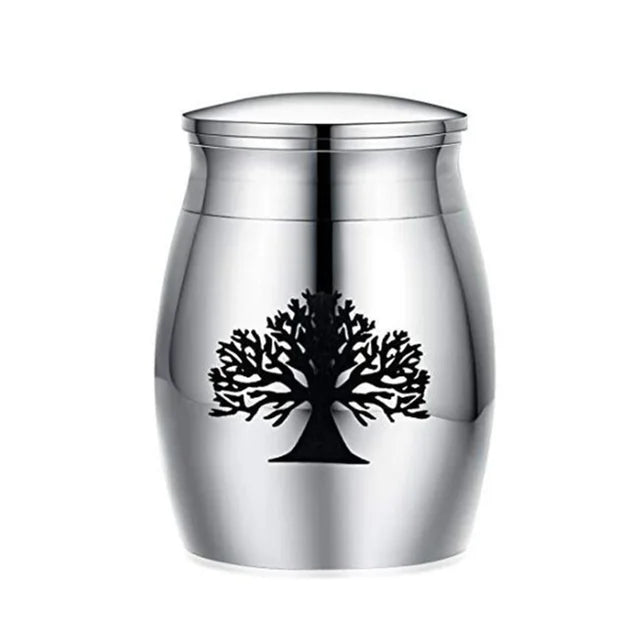 Small Pet Cremation Urn Stainless Steel Keepsake for Ashes