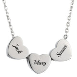 Family Sister Brother's Necklaces Stainless Steel Jewelry