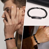 Men's Stainless Steel Bracelet, 8mm Chain Wristband
