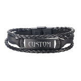 Vintage National Style Stainless Steel Men's Bracelet