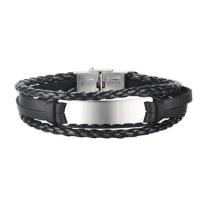 Vintage National Style Stainless Steel Men's Bracelet