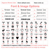 Personalized Stainless Steel Cufflinks - Engraved Logo Name Date