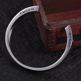 Cremation Bangle Stainless Steel Ash Keepsake Urn Bracelet Women's Jewelry
