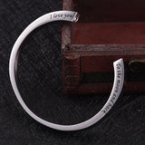 Cremation Bangle Stainless Steel Ash Keepsake Urn Bracelet Women's Jewelry