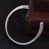 Cremation Bangle Stainless Steel Ash Keepsake Urn Bracelet Women's Jewelry