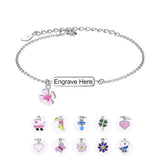 Personalized 925 Sterling Silver Children's Name Bracelet