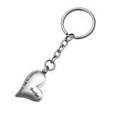 Always in My Heart Cremation Jewelry Keychain