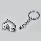 Always in My Heart Cremation Jewelry Keychain