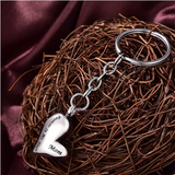 Always in My Heart Cremation Jewelry Keychain